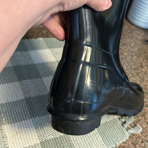 “HUNTER” Wellington Boots black size 7 warn once great condition.